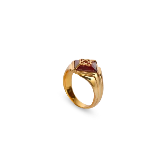 Anillo con sello Casa