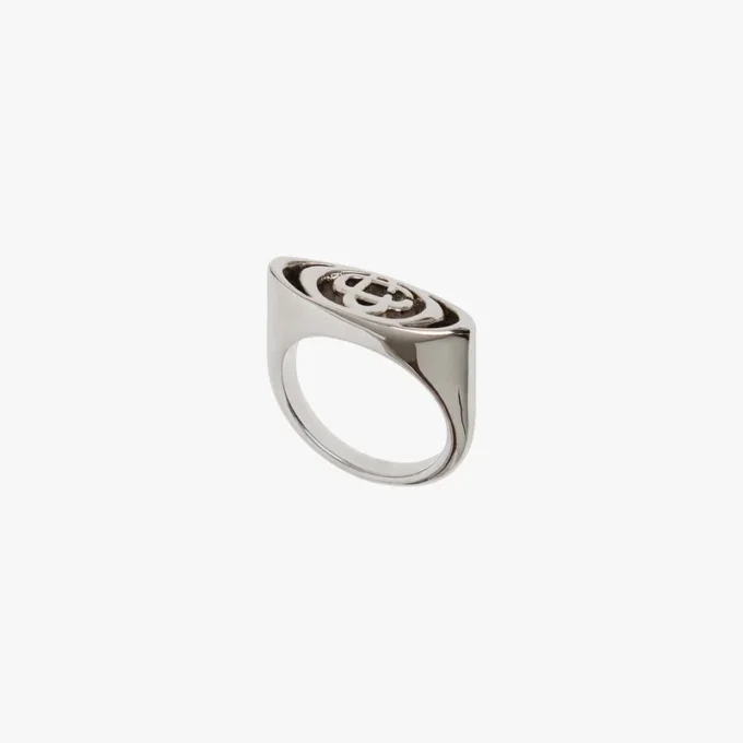 Anillo de sello con logotipo Ripple