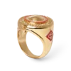 Anillo medallón deportivo