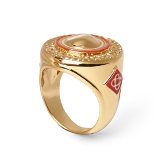 Anillo medallón deportivo