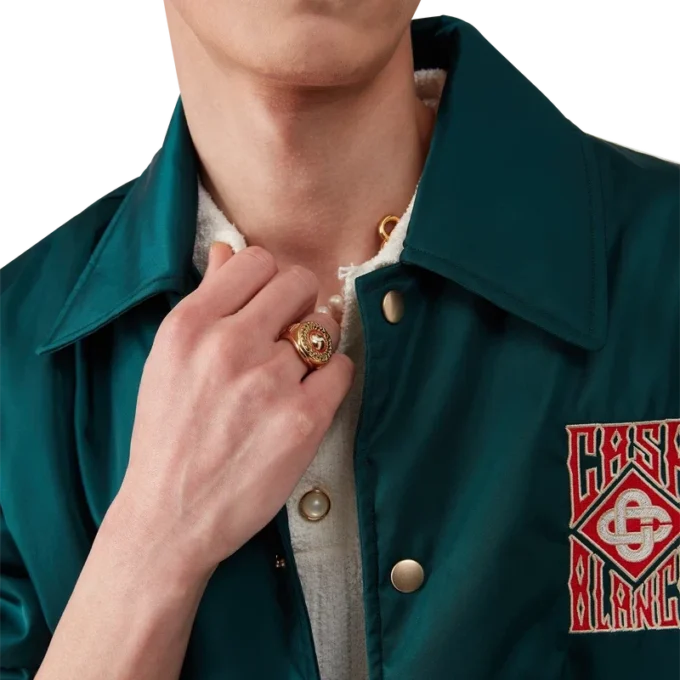 Anillo medallón deportivo