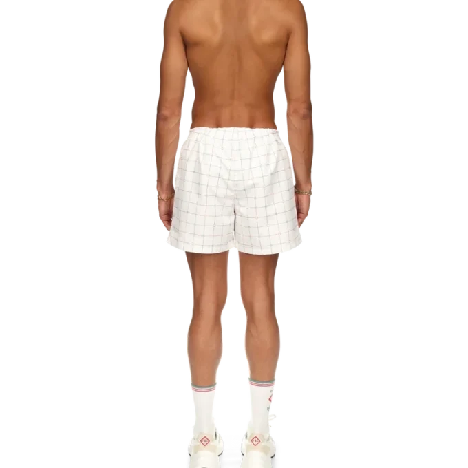 Bañador a cuadros de tenis