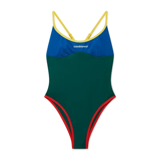 Bañador con bloques de color