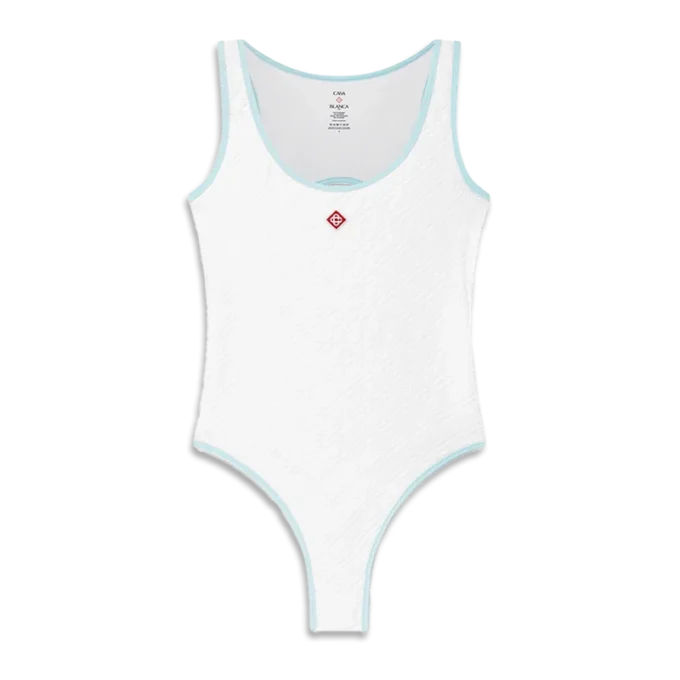 Bañador con monograma jacquard