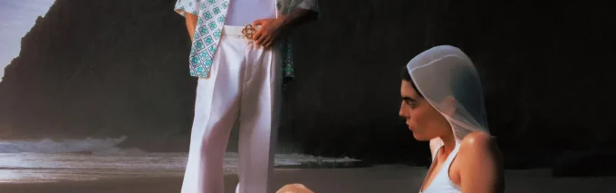 Bañador con monograma jacquard