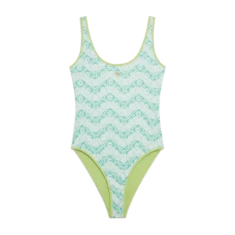 Bañador con monograma ondulado