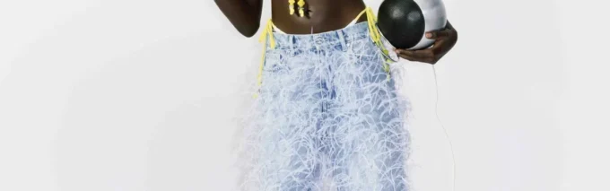 Bikini con braguita de cordón y cuentas Optic Drop Bikini con braguita de cordón y cuentas Optic Drop