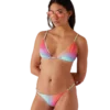 Bikini con braguita degradada en cristal
