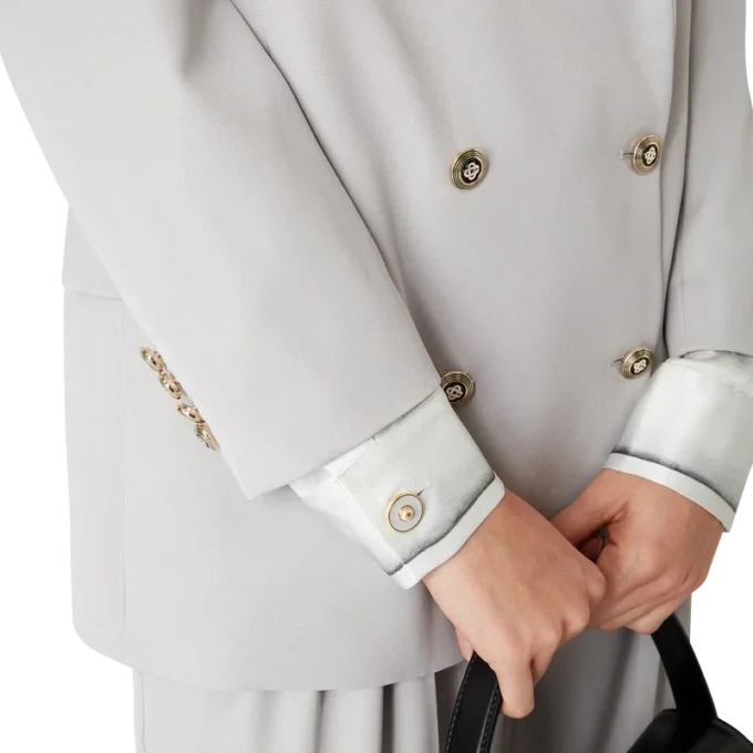 Blazer oversize de lana