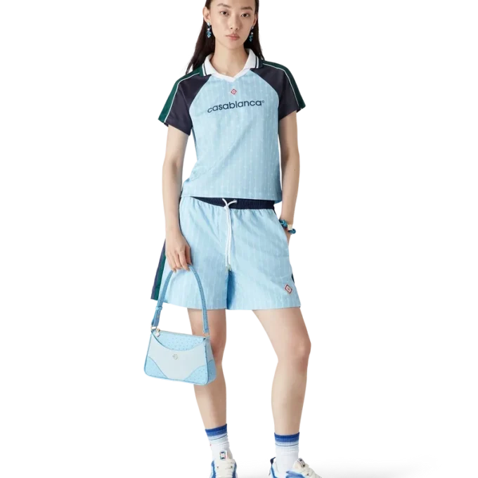 Bolso de hombro Pochette Jeanne azul