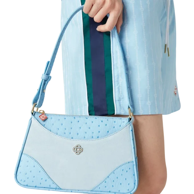 Bolso de hombro Pochette Jeanne azul