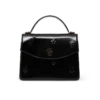Bolso Jeanne con emblemas negros