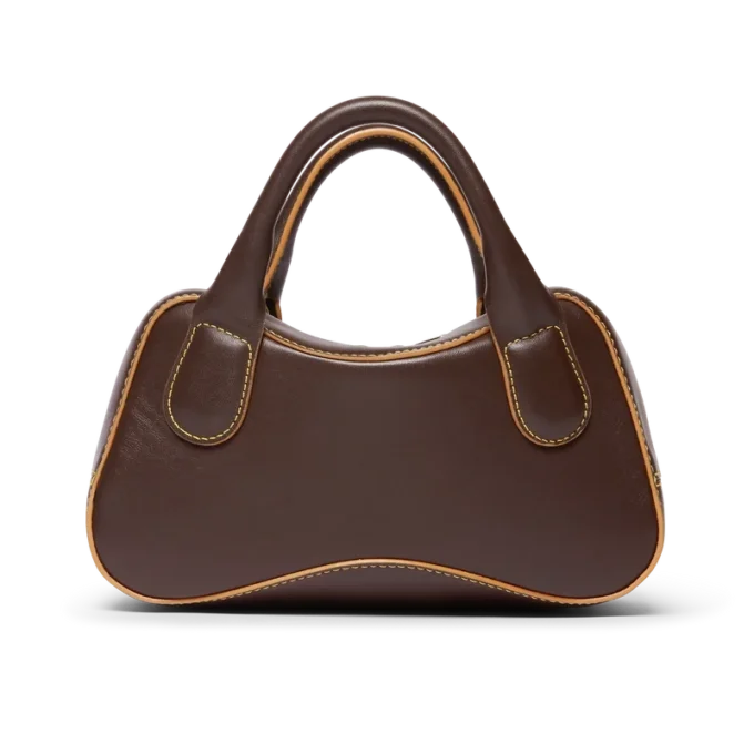 Bolso Micro Bowling Marrón