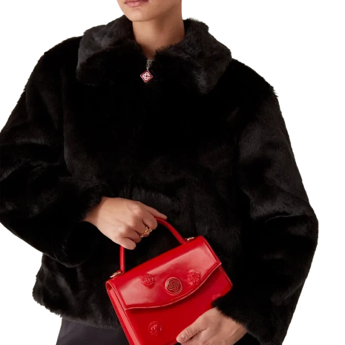 Bolso Mini Jeanne con emblemas rojos