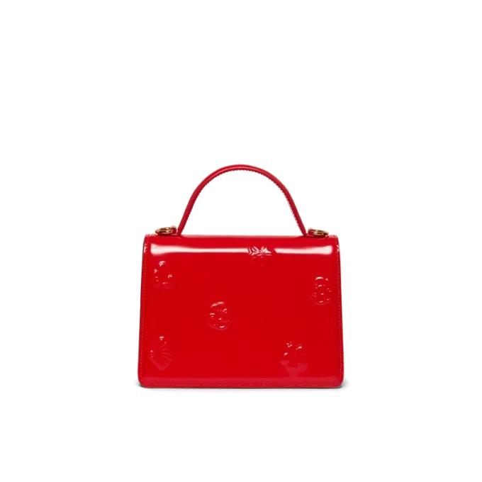 Bolso Mini Jeanne con emblemas rojos