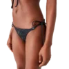 Braguita de bikini con cordones y estampado Monogram