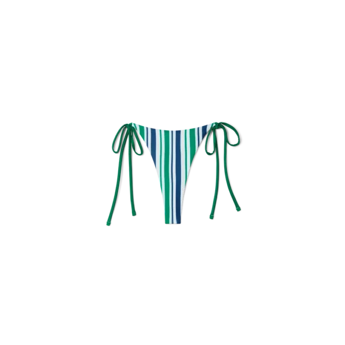 Braguita de bikini de tiras a rayas
