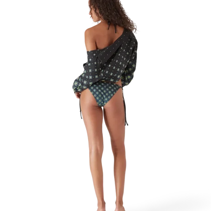 Braguita de bikini Monogram degradado en negro