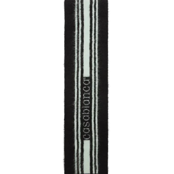 Bufanda de mohair a rayas