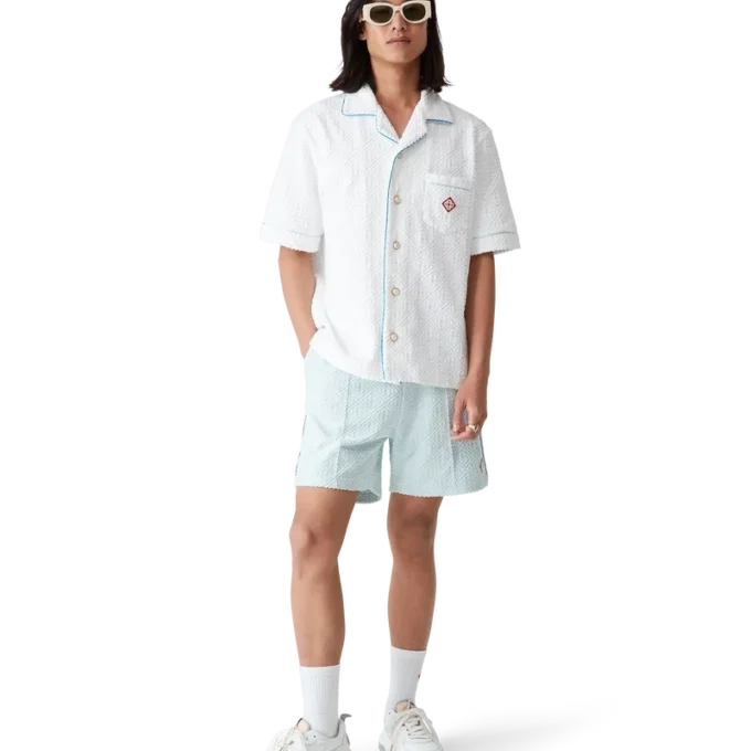 Camisa de rizo con monograma