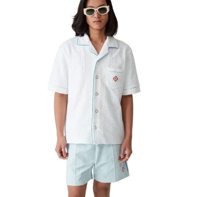 Camisa de rizo con monograma