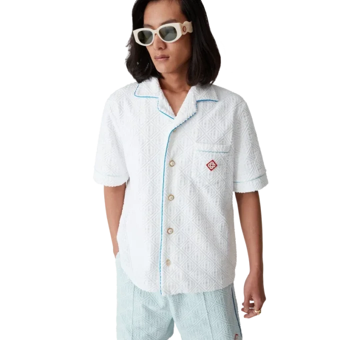 Camisa de rizo con monograma