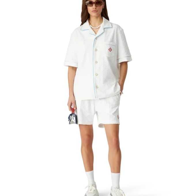 Camisa de rizo con monograma