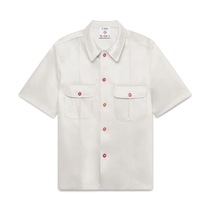 Camisa de satén Duchesse