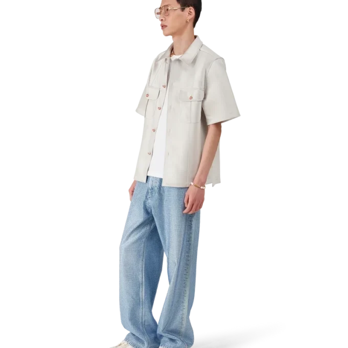 Camisa de satén Duchesse