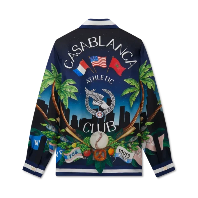 Camisa de seda Casablanca Athletic Club