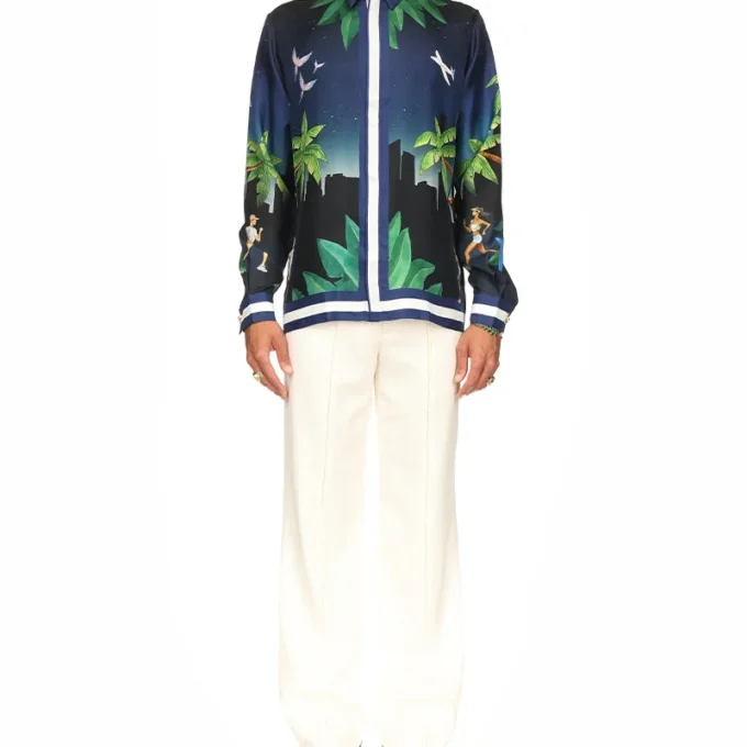 Camisa de seda Casablanca Athletic Club