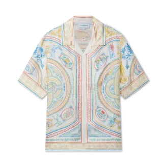 Camisa de seda Crayon Vase