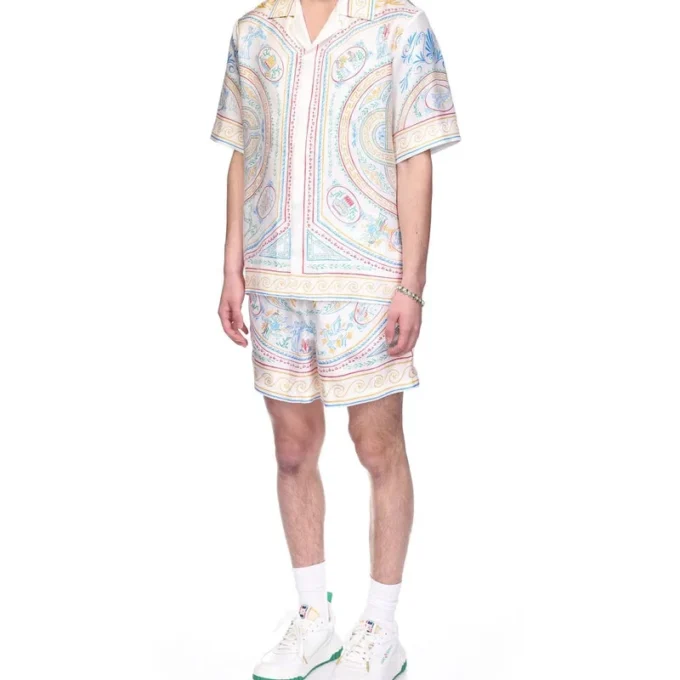 Camisa de seda Crayon Vase