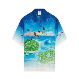 Camisa de seda de manga corta Beyond Destiny