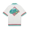 Camisa de seda de manga corta Casa Way World Series