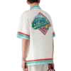 Camisa de seda de manga corta Casa Way World Series