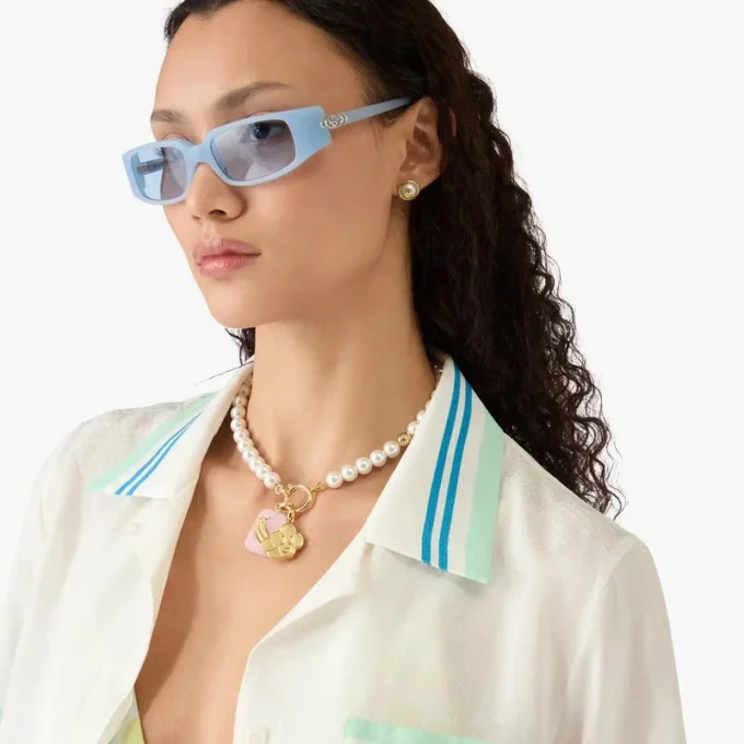 Camisa de seda de pantalón corto con cuello cubano y estampado floral