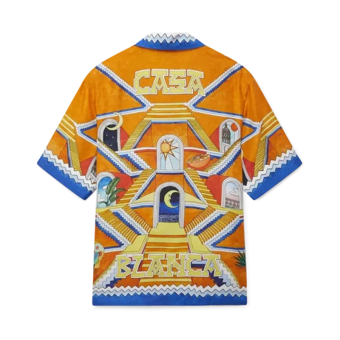 Camisa de seda Escalier Infini