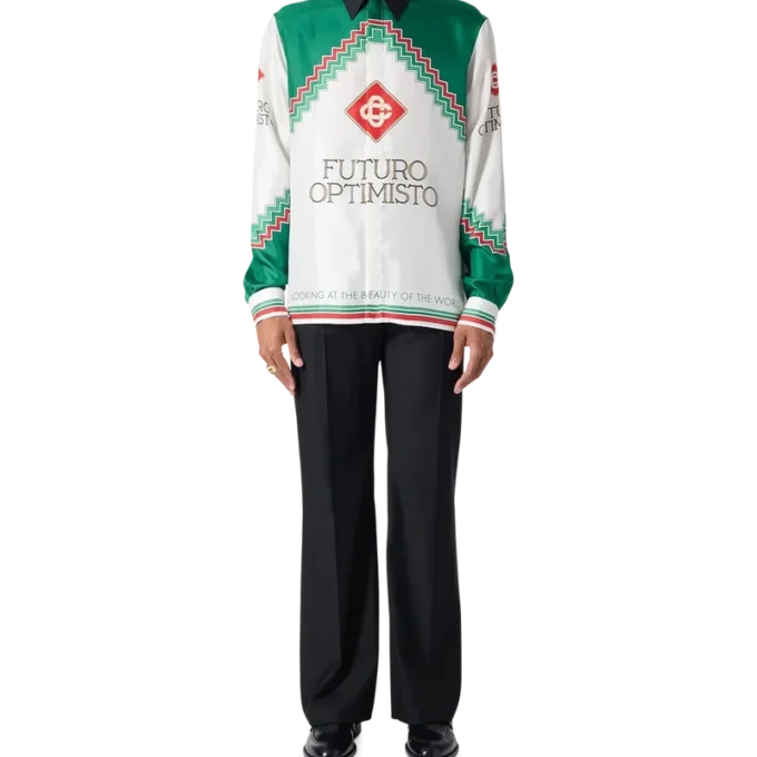 Camisa de seda Futuro Optimisto