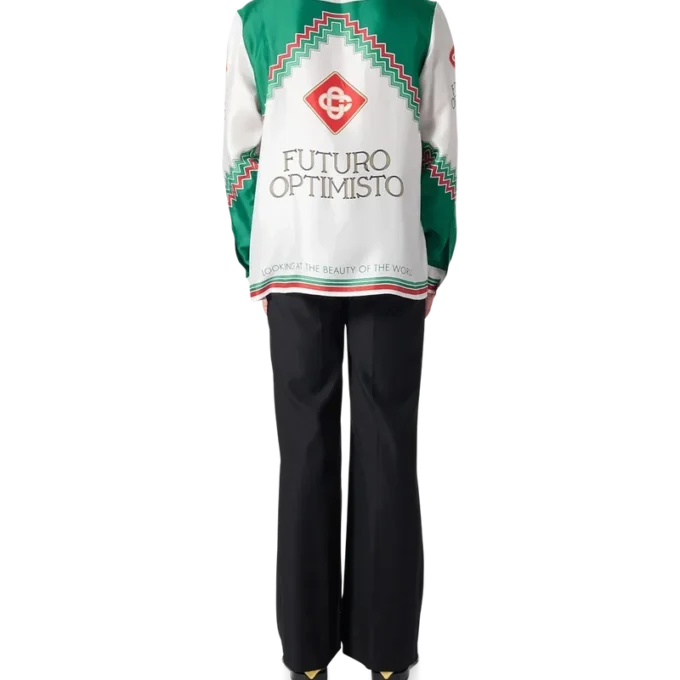 Camisa de seda Futuro Optimisto
