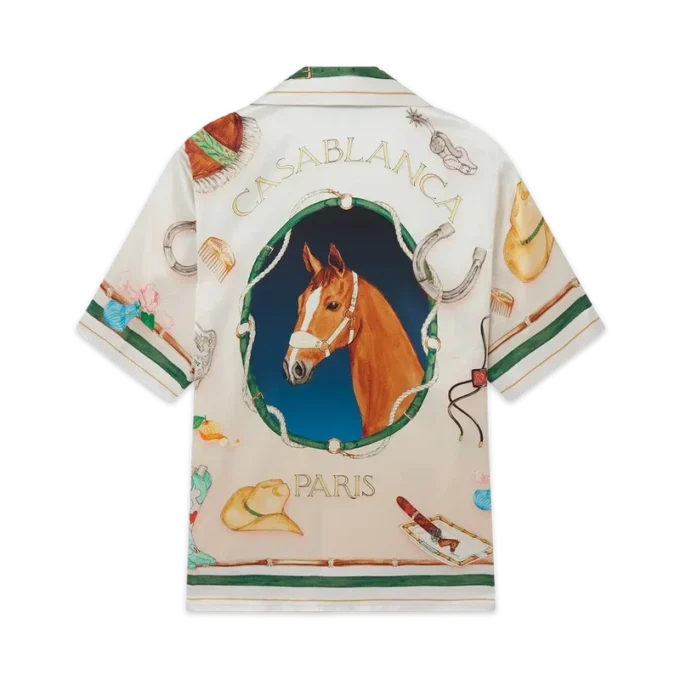 Camisa de seda L’ecurie Blanche Camisa de seda L’ecurie Blanche