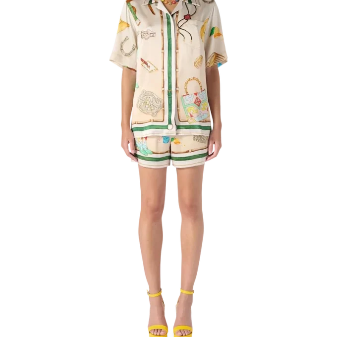 Camisa de seda L’ecurie Blanche Camisa de seda L’ecurie Blanche