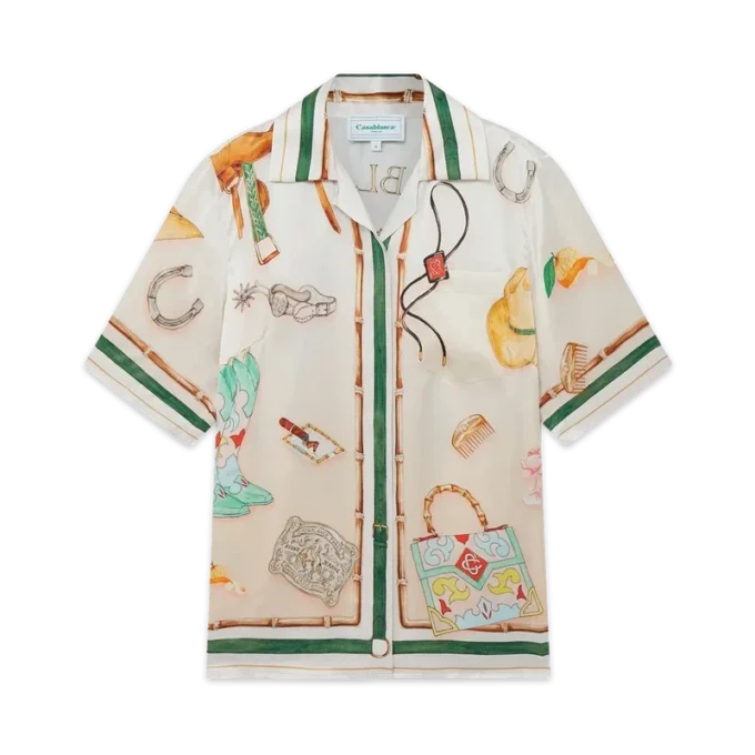 Camisa de seda L’ecurie Blanche Camisa de seda L’ecurie Blanche