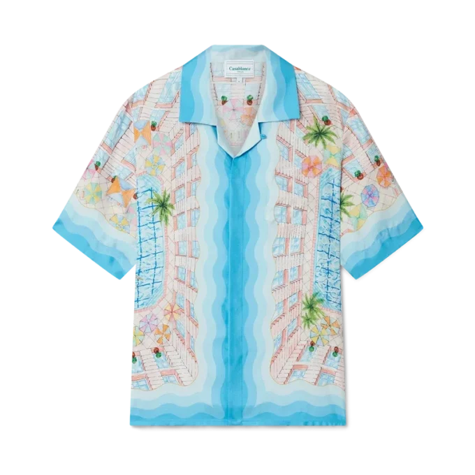 Camisa de seda Le Plongeon