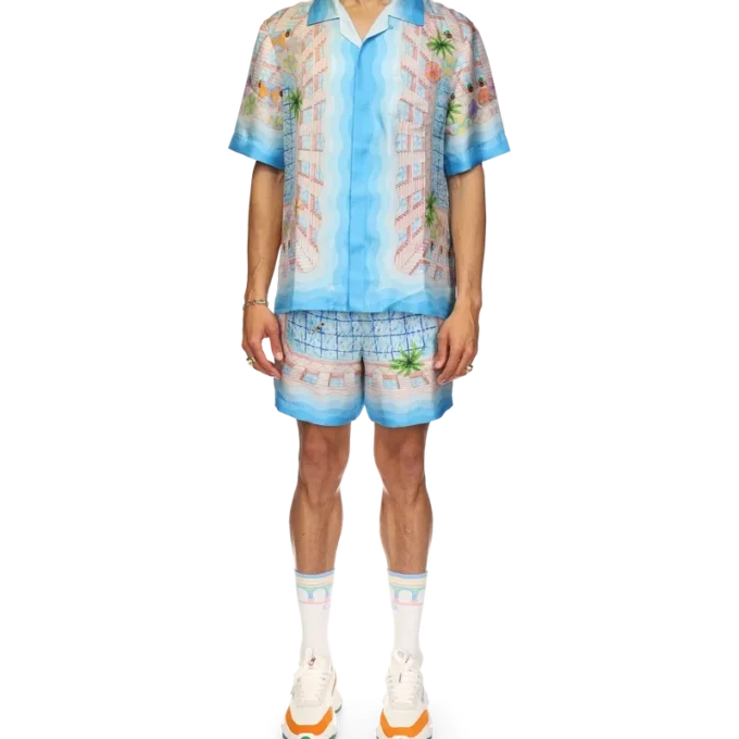 Camisa de seda Le Plongeon