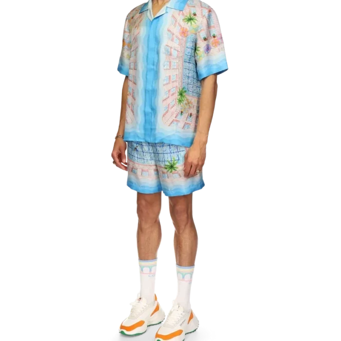 Camisa de seda Le Plongeon