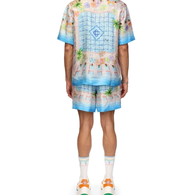 Camisa de seda Le Plongeon