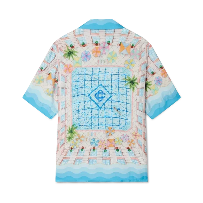 Camisa de seda Le Plongeon