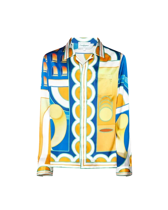 Camisa de seda Paysage Camisa de seda Paysage