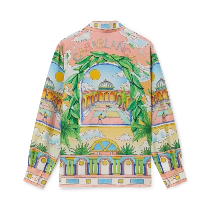 Camisa de seda Paysage Ideal